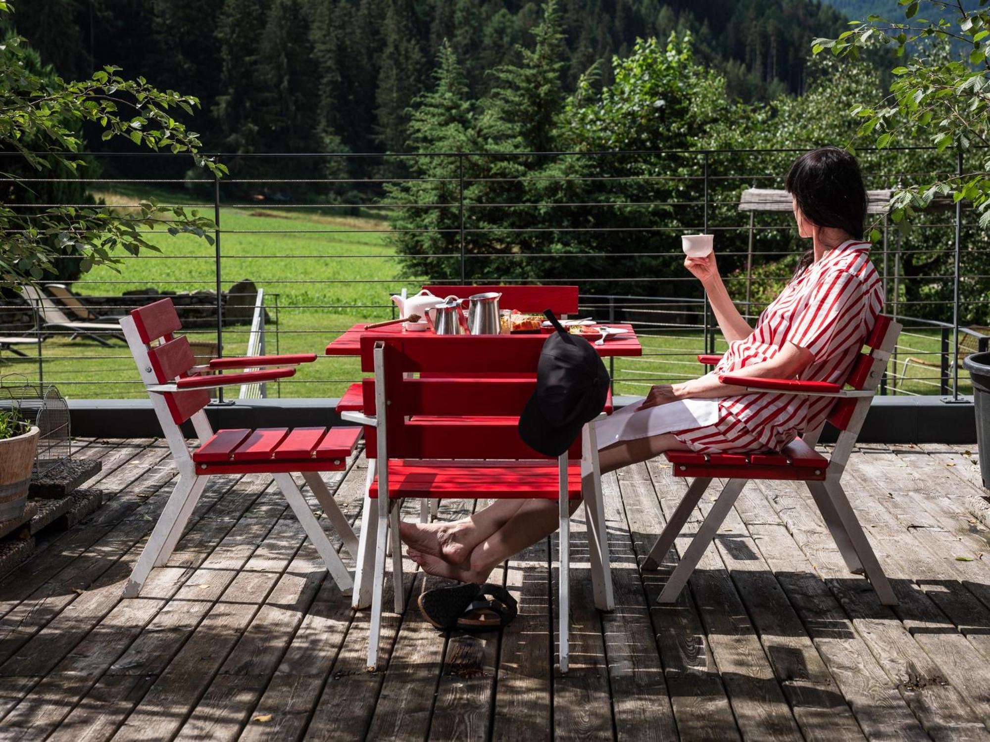 Frida Am Wald Otel Rasùn di Sotto Dış mekan fotoğraf